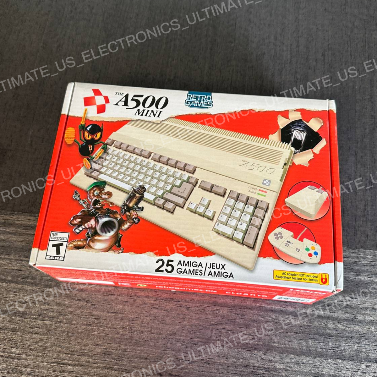 Amiga 500 The A500 Mini 25 Retro Games HDMI Console - Modern 2022