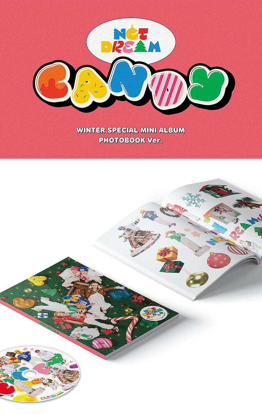 NCT DREAM [CANDY] Winter Special Album PHOTO BOOK CD+Photo Book+