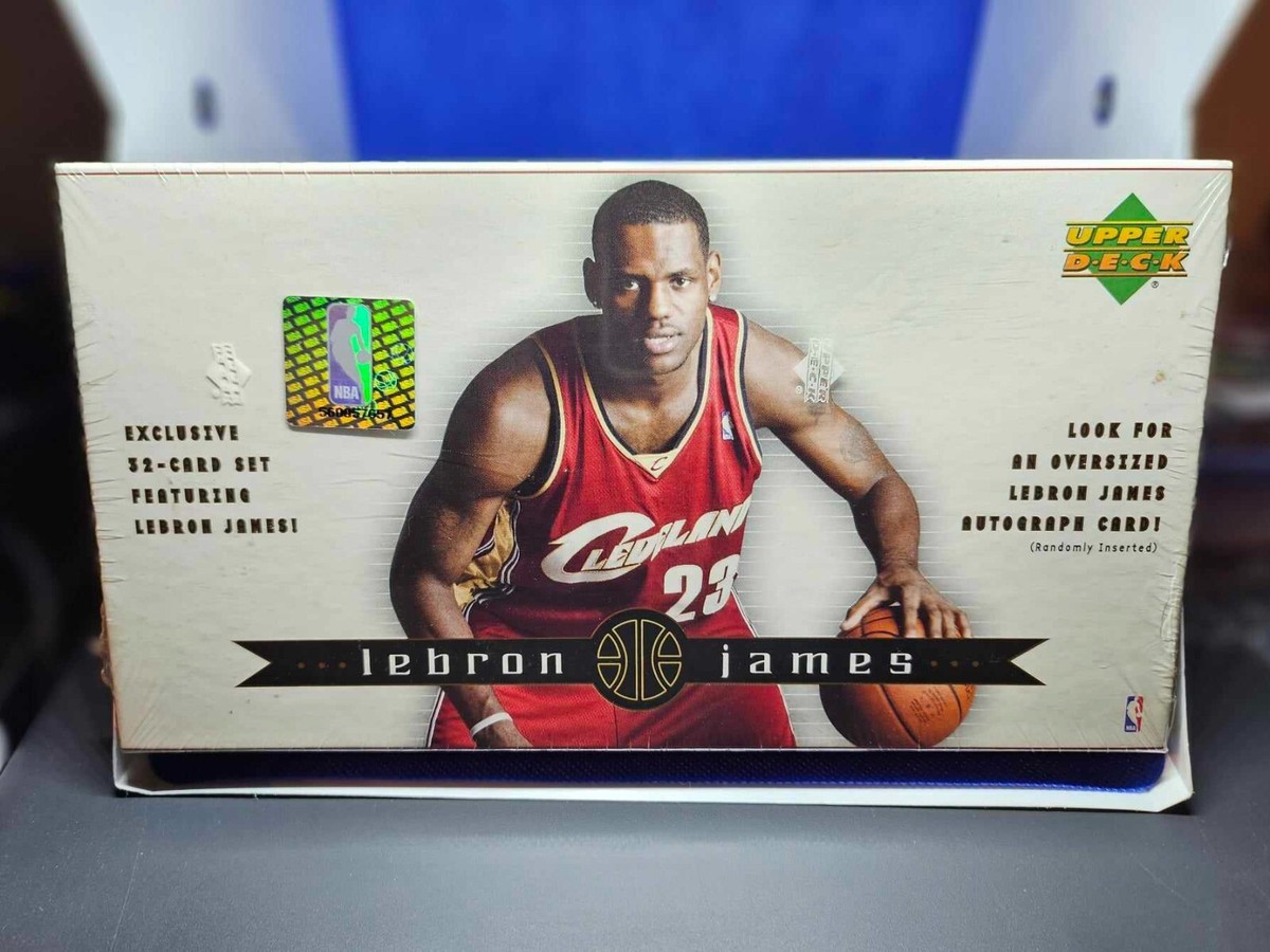 RARE 2003-04 Upper Deck LEBRON JAMES 32 Card Box Rookie Set