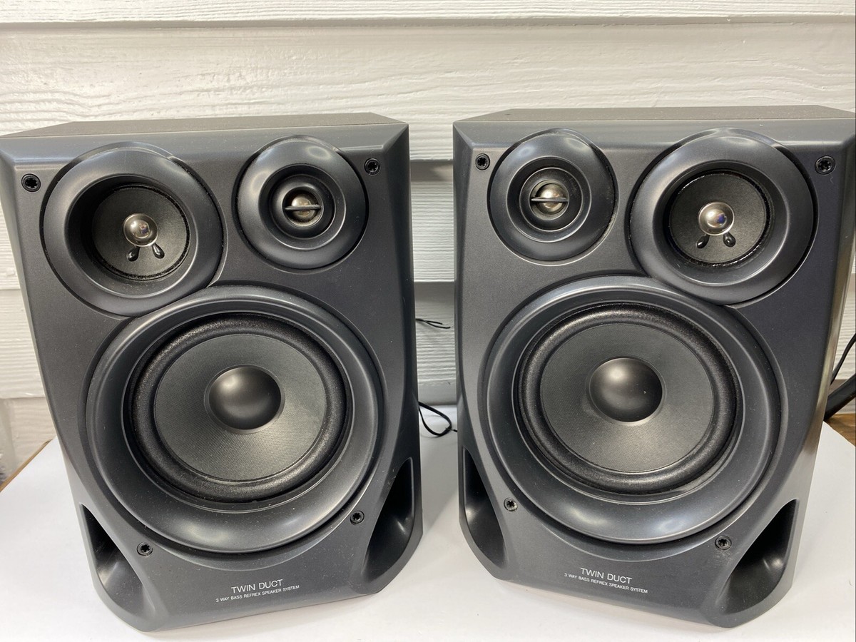 Aiwa SX-NV3000 PAIR OF 3 Way Bass Refrex Speaker System 40W | eBay