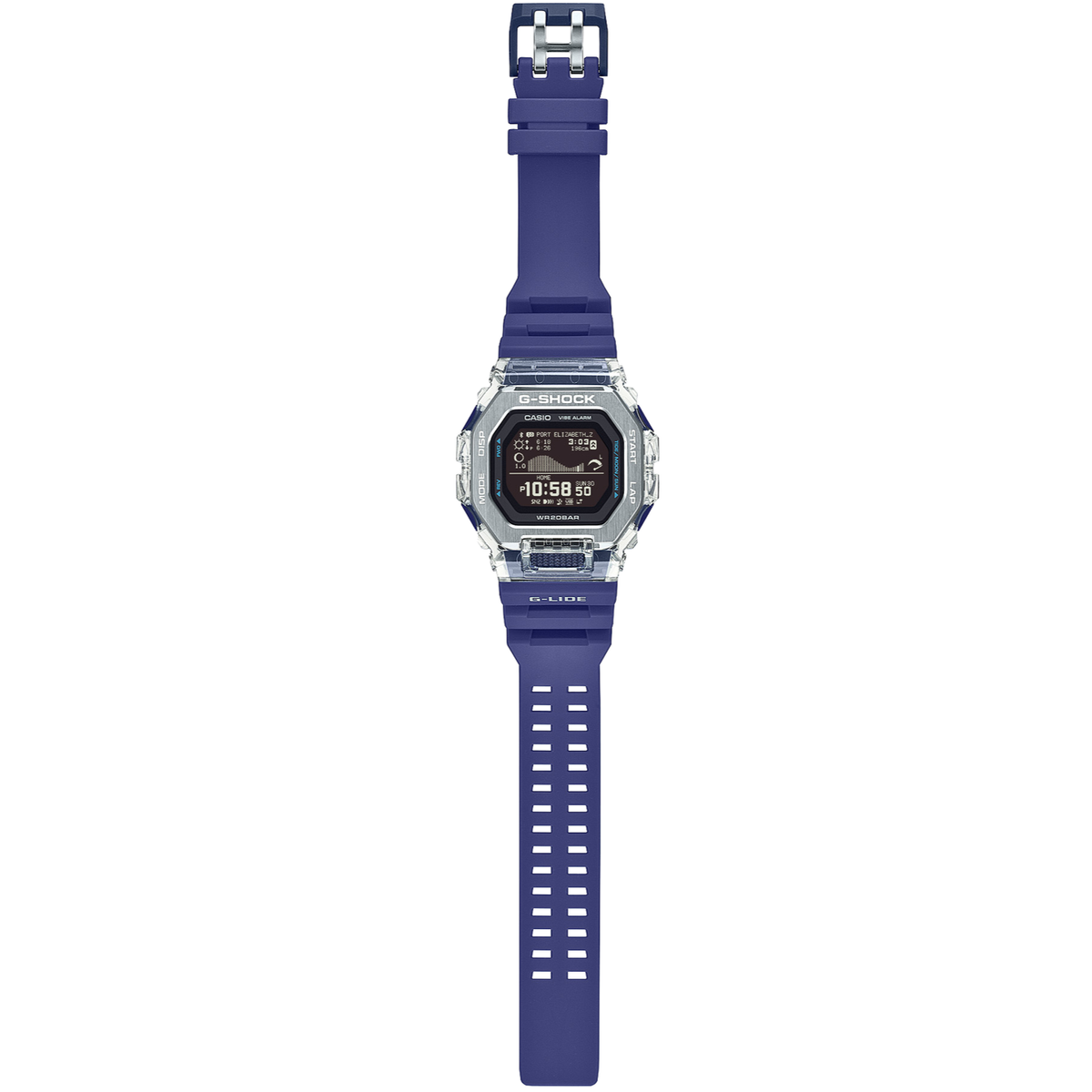 CASIO G-SHOCK GBX-100S-2JF G-LIDE Gleaming Wave Bluetooth Digital