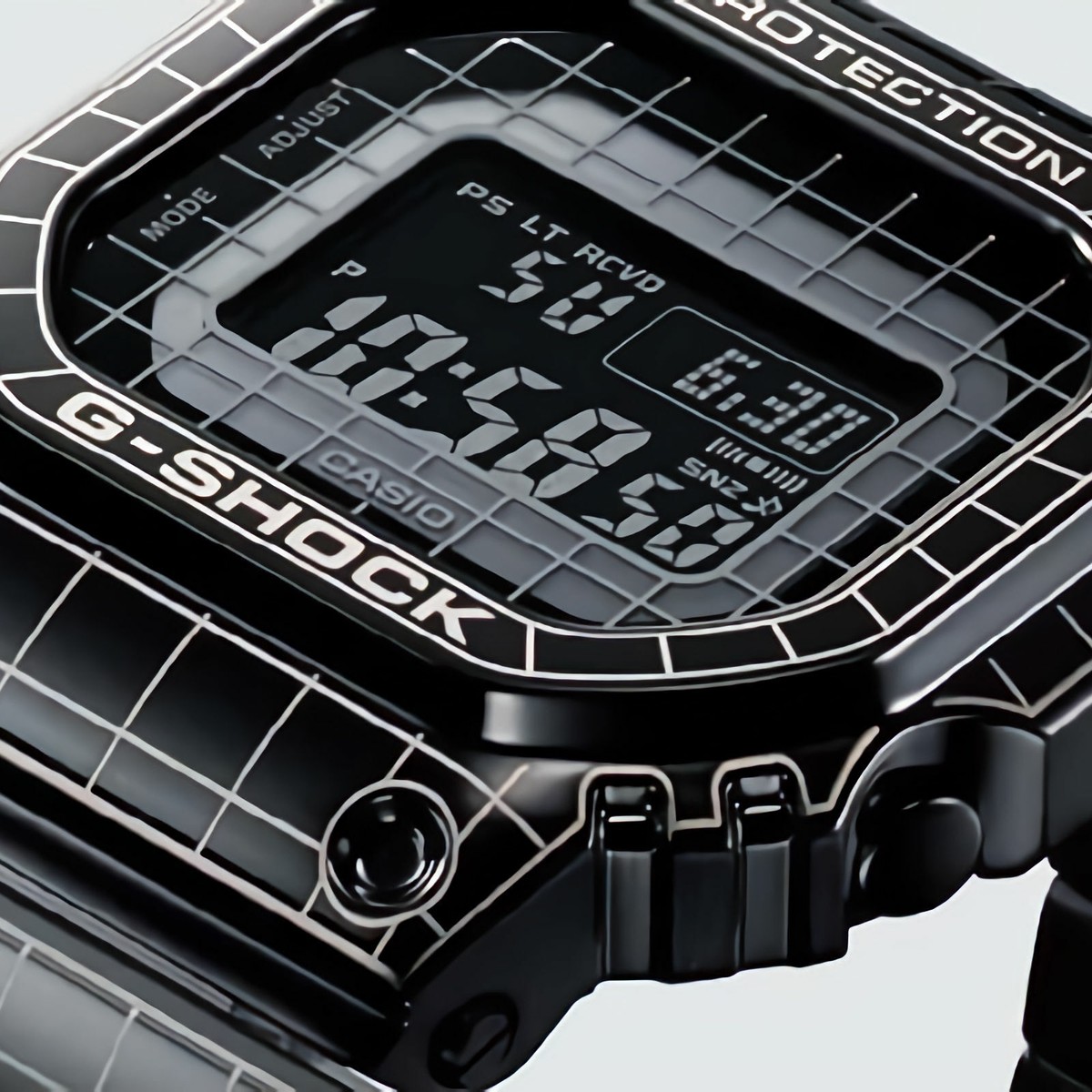 Casio G-Shock GMW-B5000CS-1JR Grid Tunnel Black Radio Solar