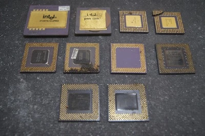 Intel Pentium Pro Cpu In Scrap & Recovered Gold for sale | eBay