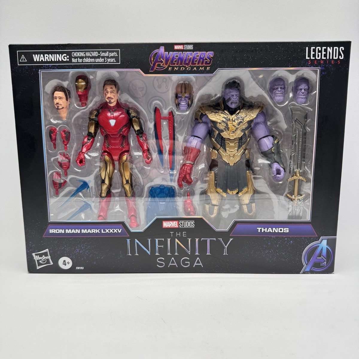 Marvel Legends Avengers Iron Man Thanos Action Figure Set The