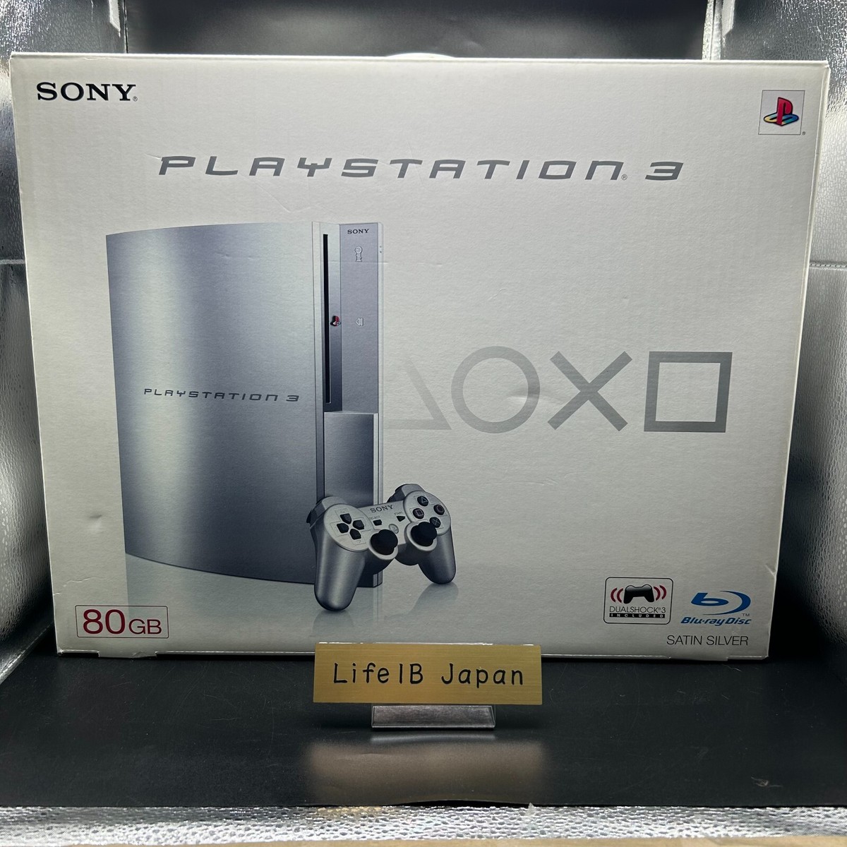 SONY PlayStation 3 PS3 Satin Silver 80GB CECHL00 Console with Box