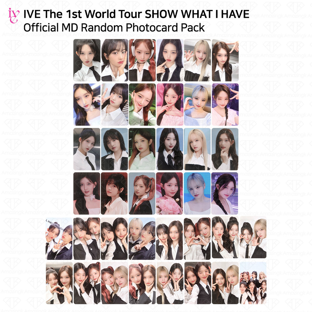 IVE The 1st World Tour SHOW WHAT I HAVE Official Random Photocard