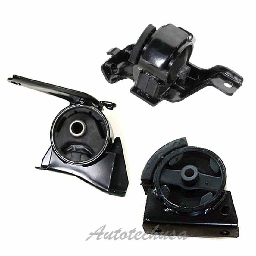 Front Motor & Transmission Mount Set 3PCS. For 1993-1997 Geo Prizm