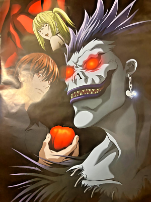 Death Note Character Collage Poster Wall Hanging Art Anime