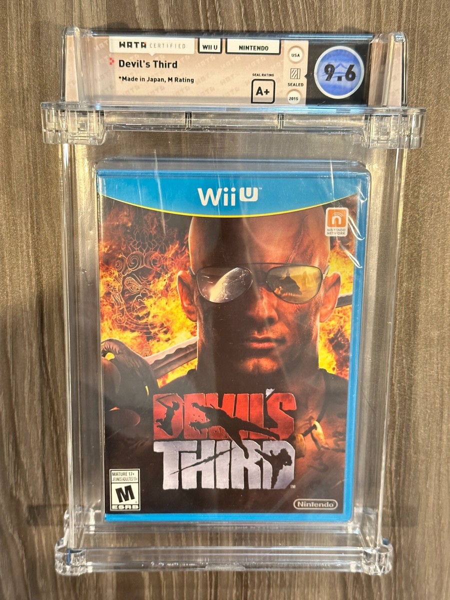 Devils Third Nintendo Wii U New Sealed GRADED WATA 9.6 A+