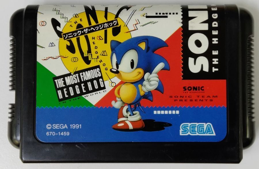 Sega Mega Drive Sonic the Hedgehog From Japan Cartridge Only 6076