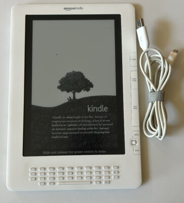 White Amazon KIndle 2nd Model DX D00801 eBook PDF Reader 9.7in | eBay