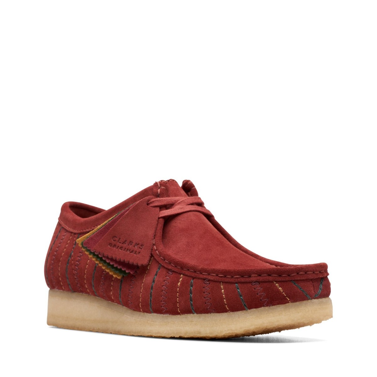 Clarks Originals Wallabee Men's Burgundy Combi 26174512 | eBay