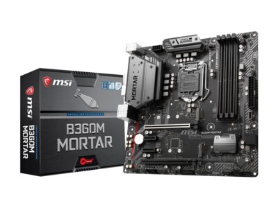 MSI B360M MORTAR LGA 1151 (300 Series) Intel B360 Micro ATX Intel