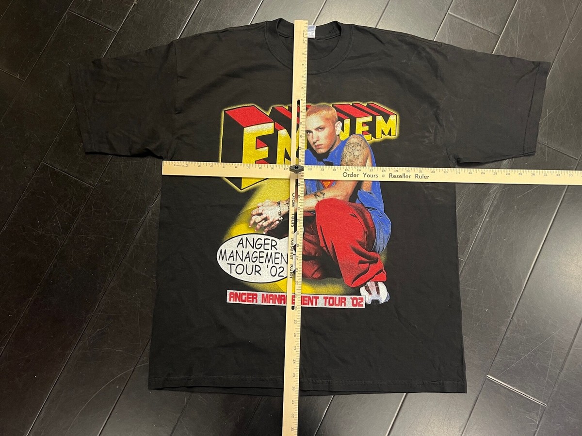 Vintage Eminem Anger Management Tour 2002 T-Shirt Size XL RARE Rap