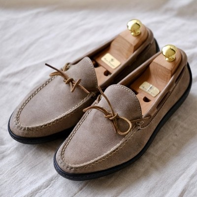 Alden H153 Milkshake Suede Camp Mocc Loafer | Alden Model Project