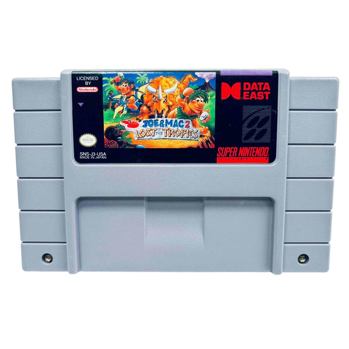 Super Nintendo SNES Joe & Mac 2: Lost in the Tropics Video Game | eBay