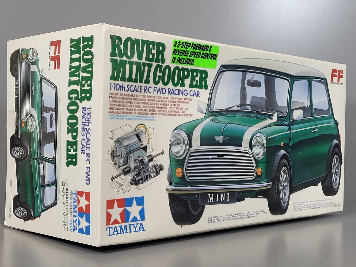 New Tamiya 1/10 R/C Rover Mini Cooper Racing FWD M-01 Chassis