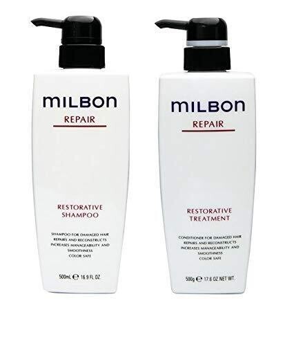 Milbon Repair Restorative Shampoo & Treatment 500ml each | eBay