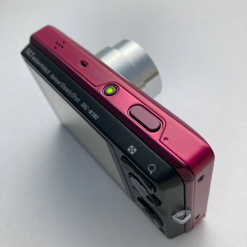 Sony Cyber-Shot DSC-W380 Digital Camera 14.1MP CCD Vintage Pink