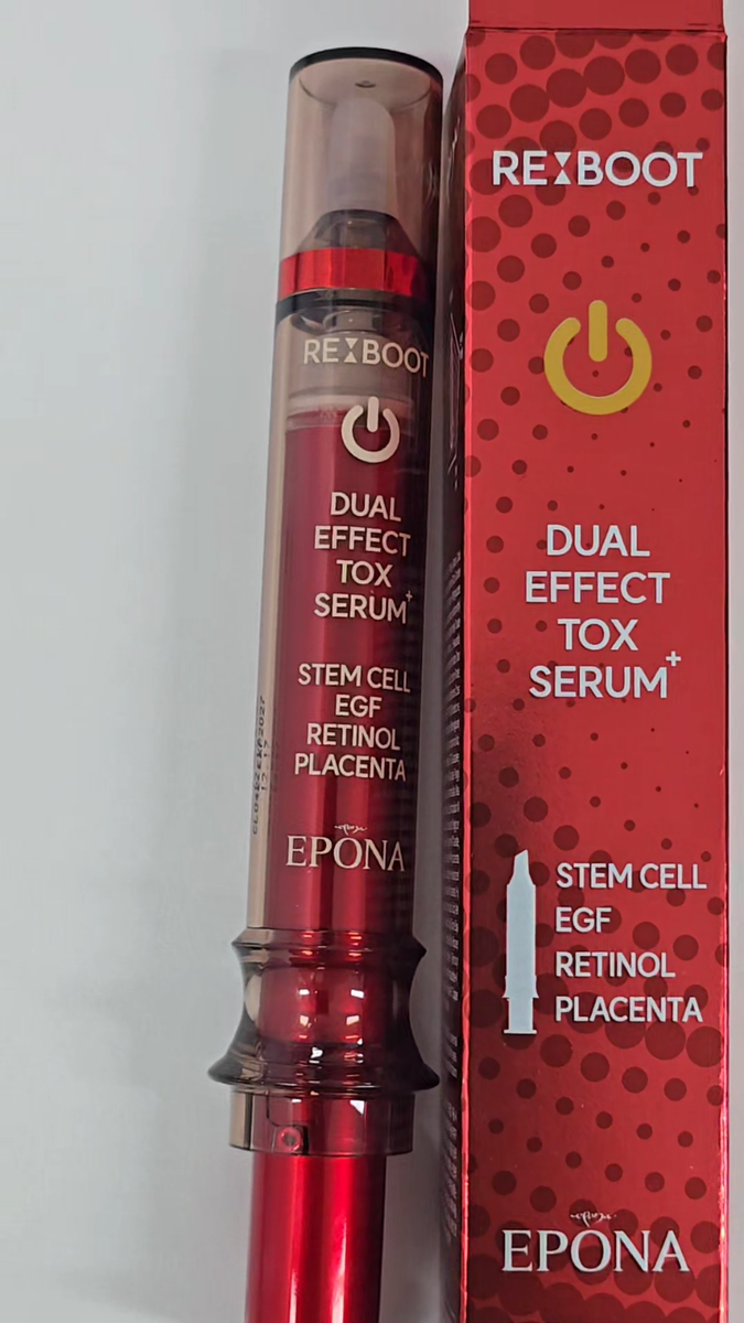 EPONA] Intensive Reboot Dual Effect Tox Serum 12ml / 0.40 Stem
