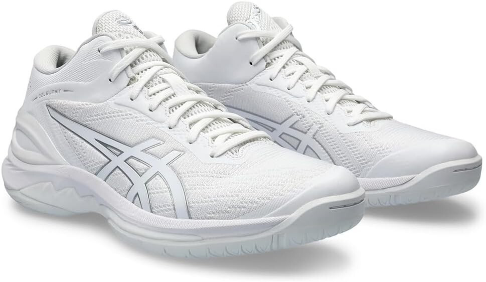 ASICS Basketball Shoes GELBURST 28 White Silver 1063A081 US8(26cm