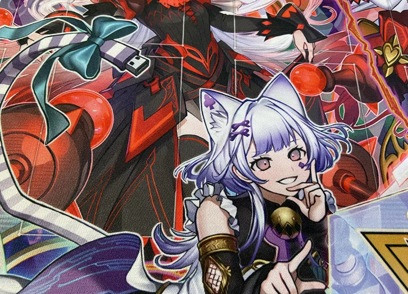 遊戯王 公式 M∀LICE＜Q＞HEARTS OF CRYPTER プレイマット 遊戯王 M