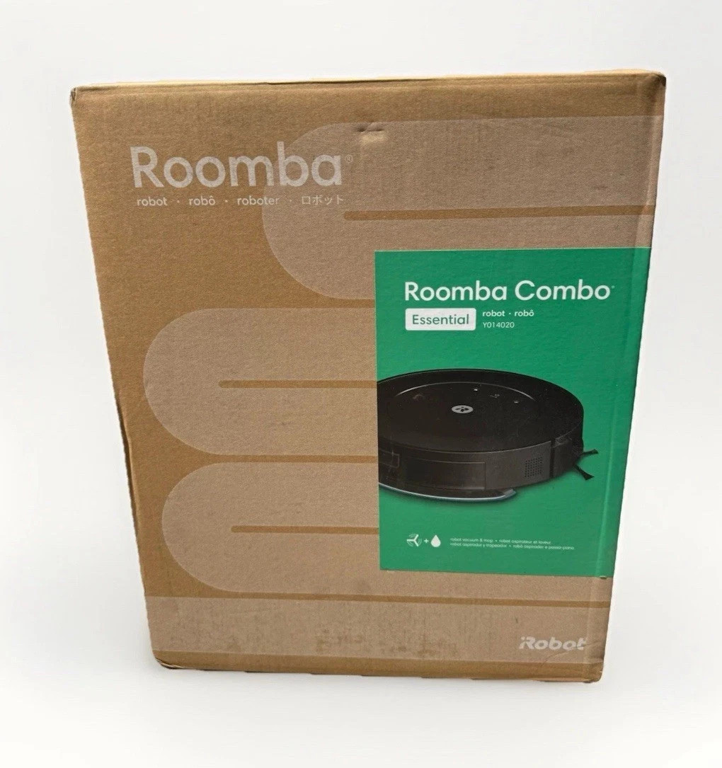 iRobot Roomba Combo Essential Robot Vacuum & Mop (Y0140) - Black