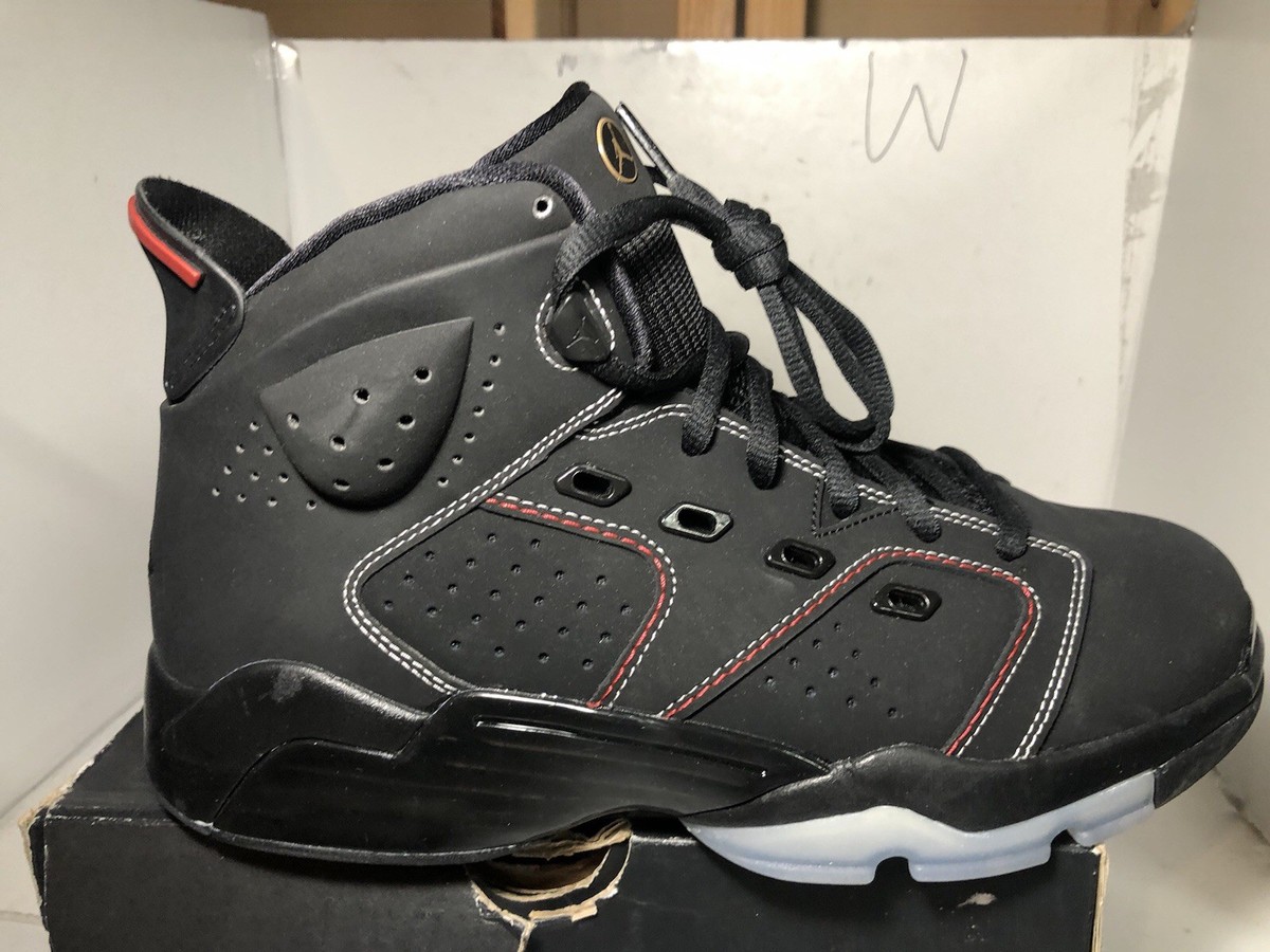 Nike Jordan 6-17-23 Black White Red Contrast Sneakers Mens Size 9