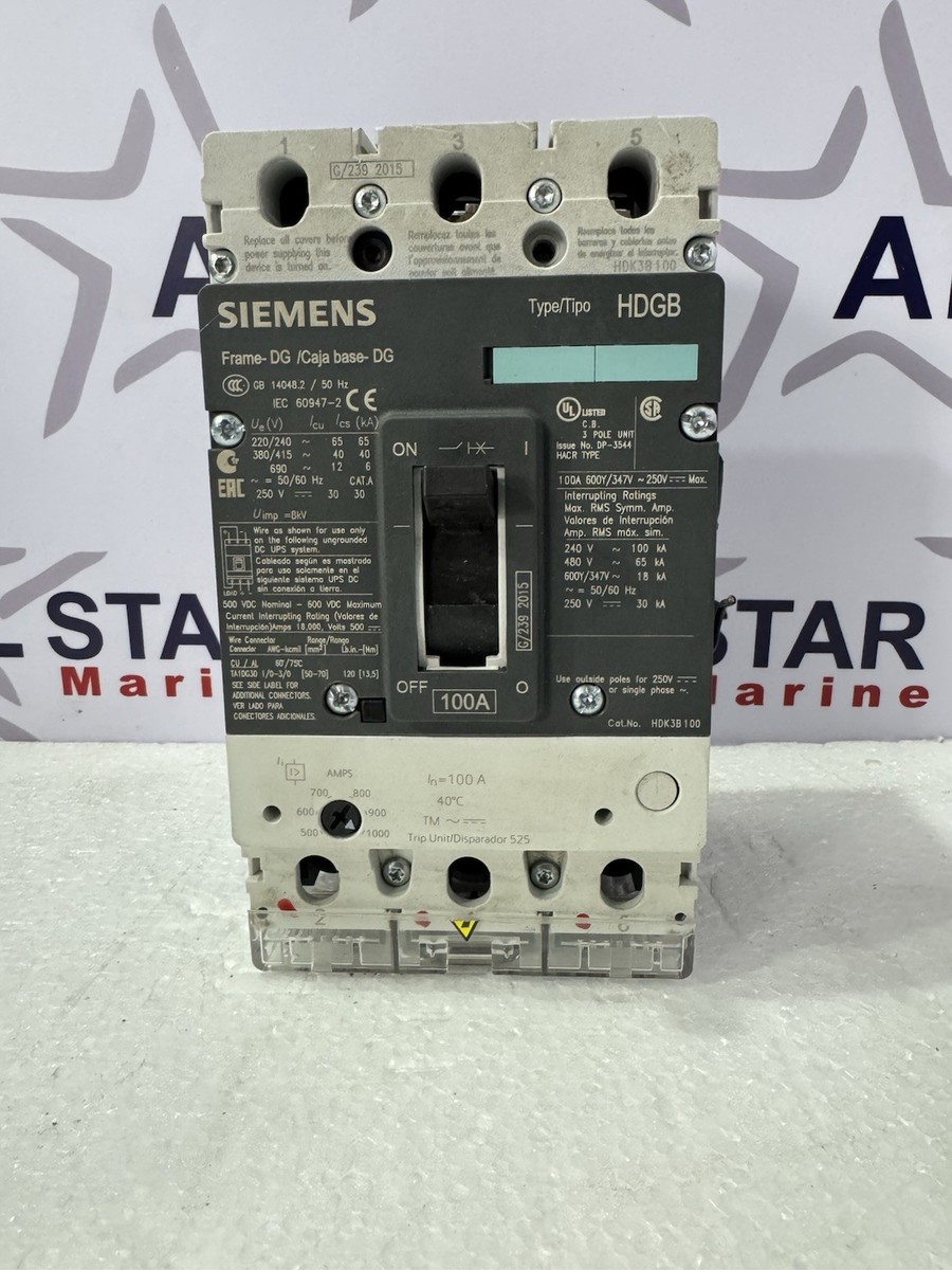 Siemens VL Circuit Breaker Class N 125a NDGB for sale online | eBay
