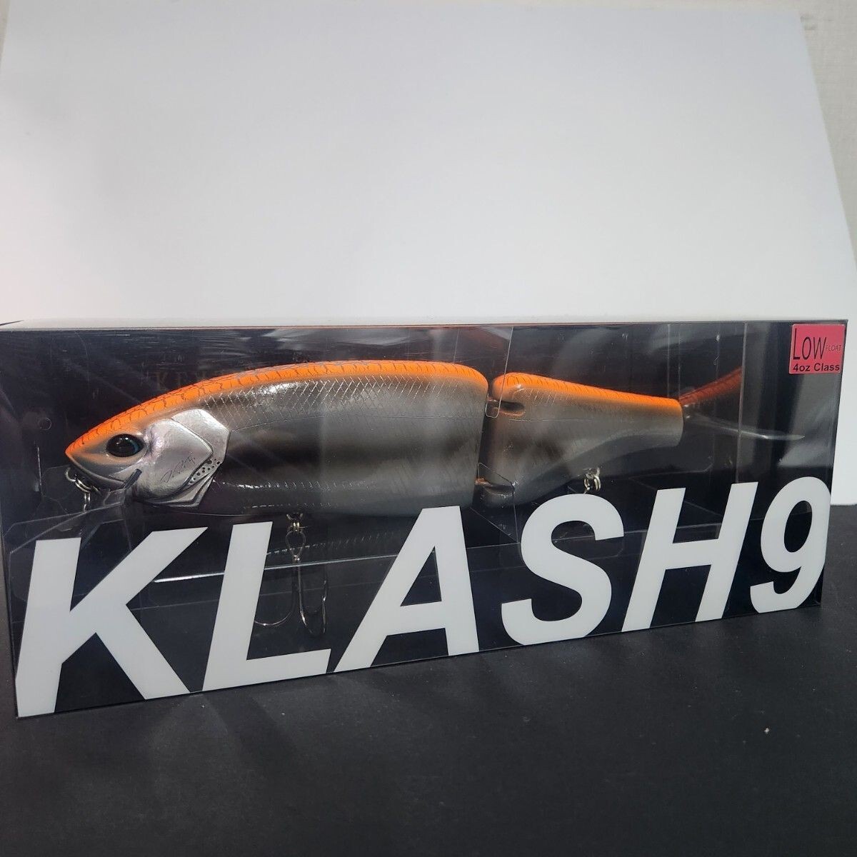 DRT KLASH9 CRACK WORK ORANGE Color 4oz Big Swimbait Low Float NEW