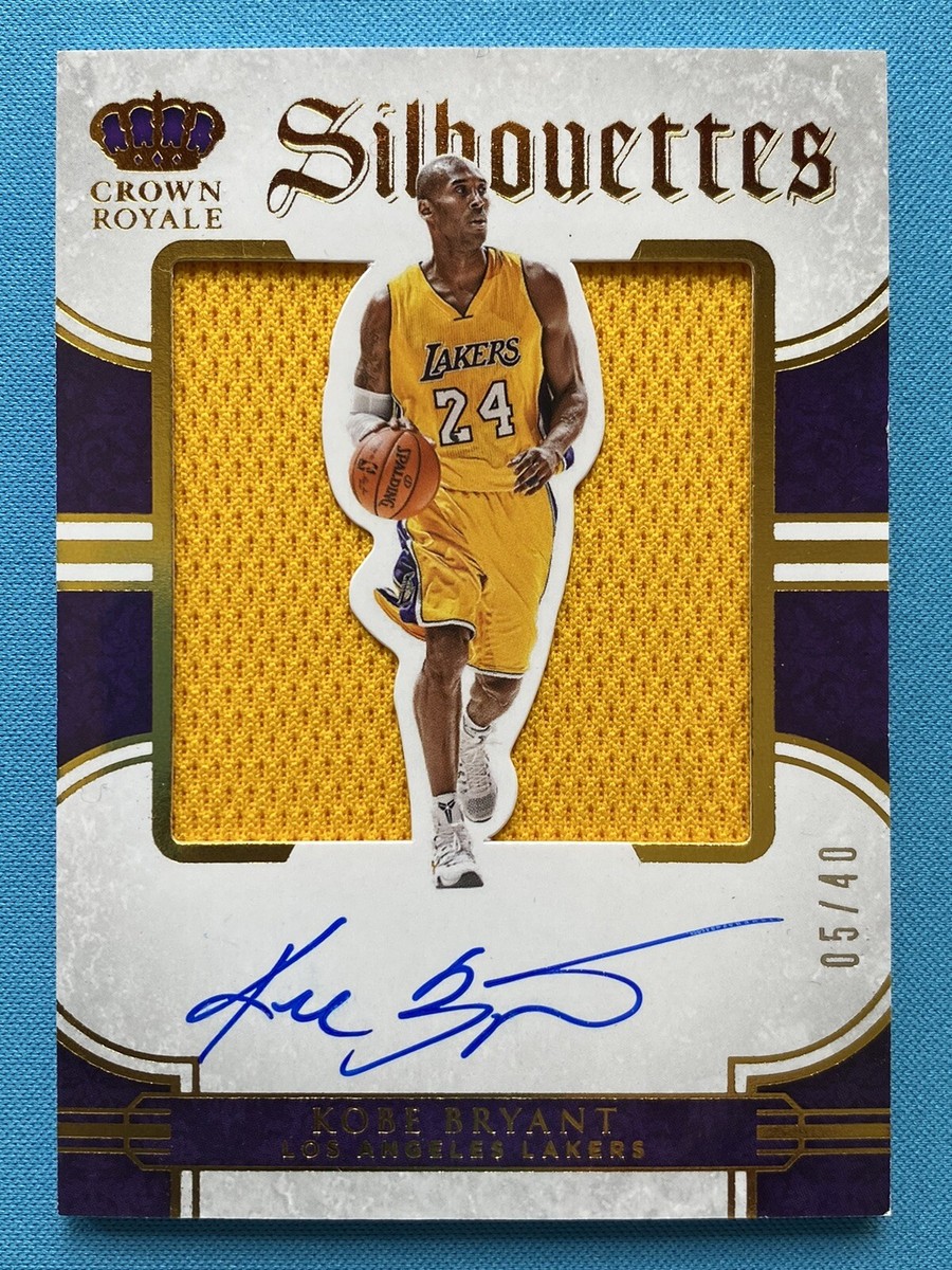 Kobe Bryant Auto Autographed Jersey Patch 2015 Panini Crown Royale
