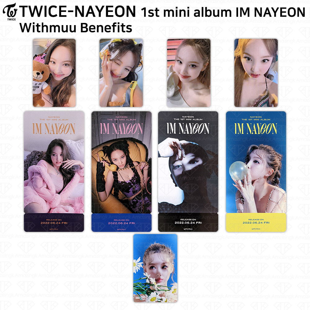 Nayeon 1st Mini Album I'm Nayeon Lucky Draw Photocard Withmuu and