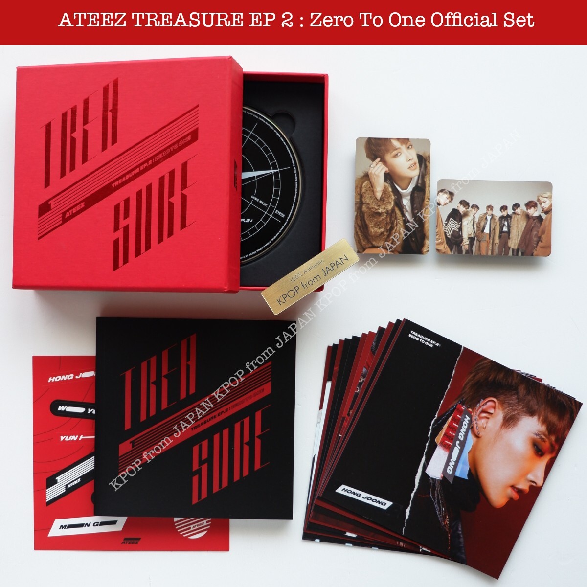 HONGJOONG ATEEZ TREASURE EP 2 : Zero To One Official Album