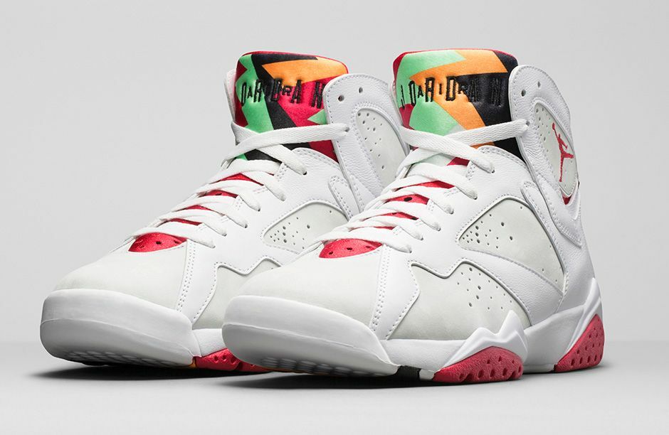 NIKE AIR JORDAN VII 7 RETRO HARE BUGS BUNNY WHITE GREY RED 304775
