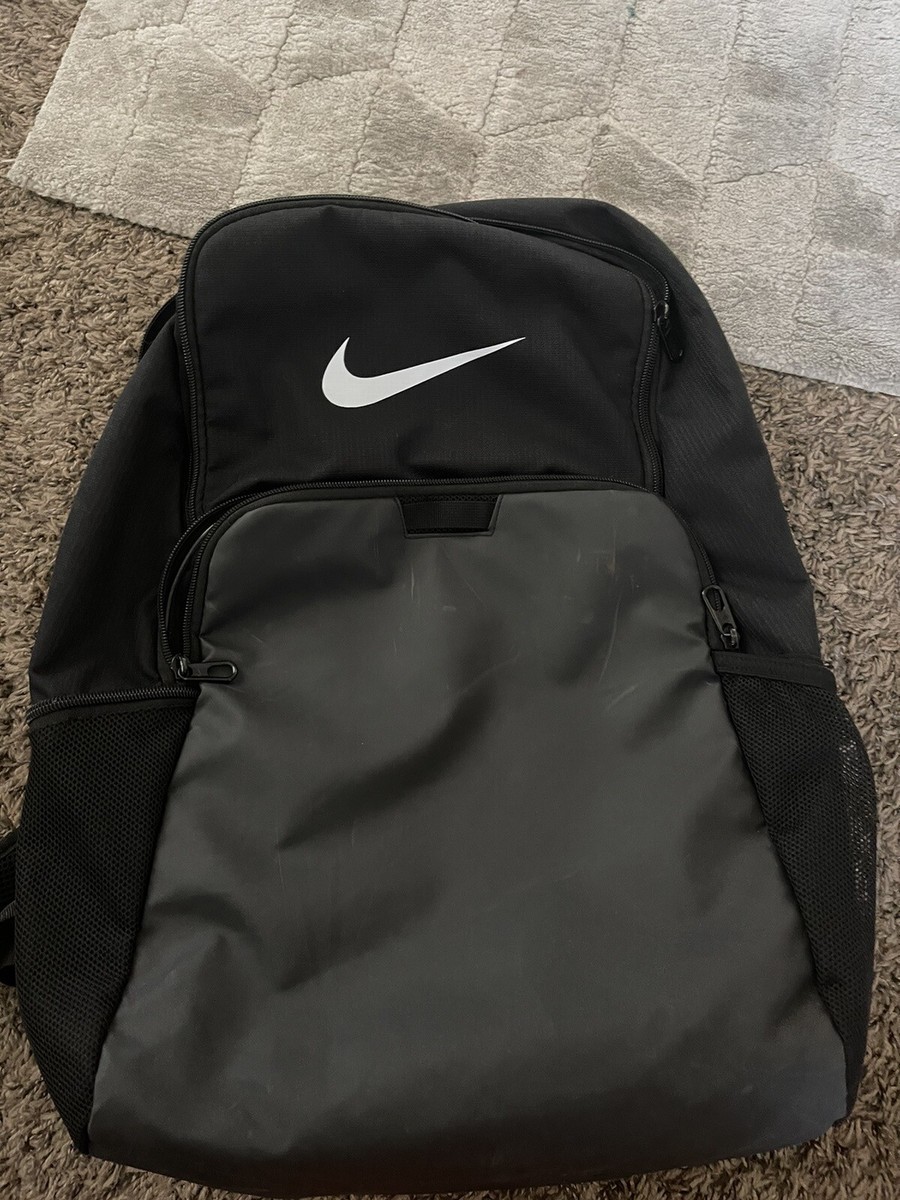 New Nike Brasilia XL 9.5 Large Team Sports Backpack Black DM3975