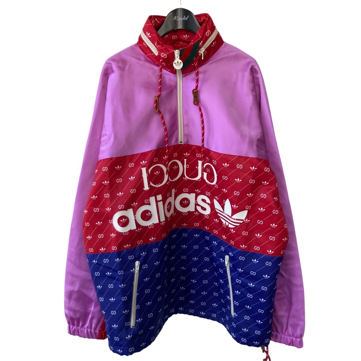 Gucci × Adidas Acetate Jacket Half Zip Logo Size 48 Unused | eBay