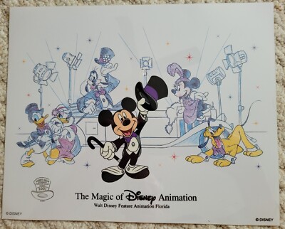 THE MAGIC OF DISNEY ANIMATION 13 x 10.5 