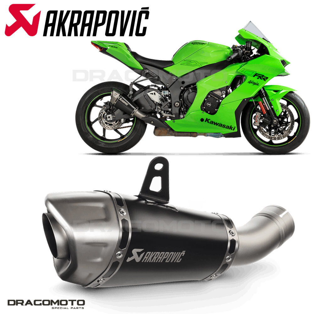 KAWASAKI ZX-10 R 2021-2023 Scarico AKRAPOVIC Titanio Nero RC S