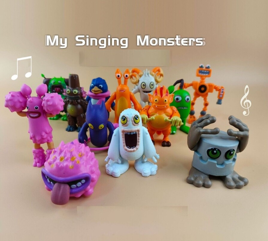 13pc My Singing Monsters Action Figure Toys Wubbox Furcorn Model