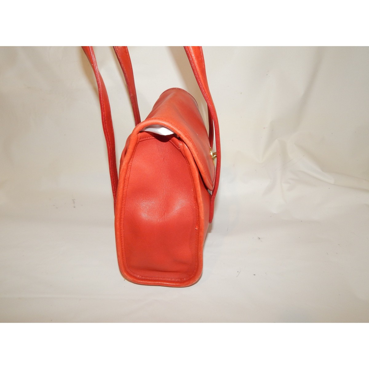 Rare! Vintage 1997 Coach Belmont Satchel Handbag In Red | eBay