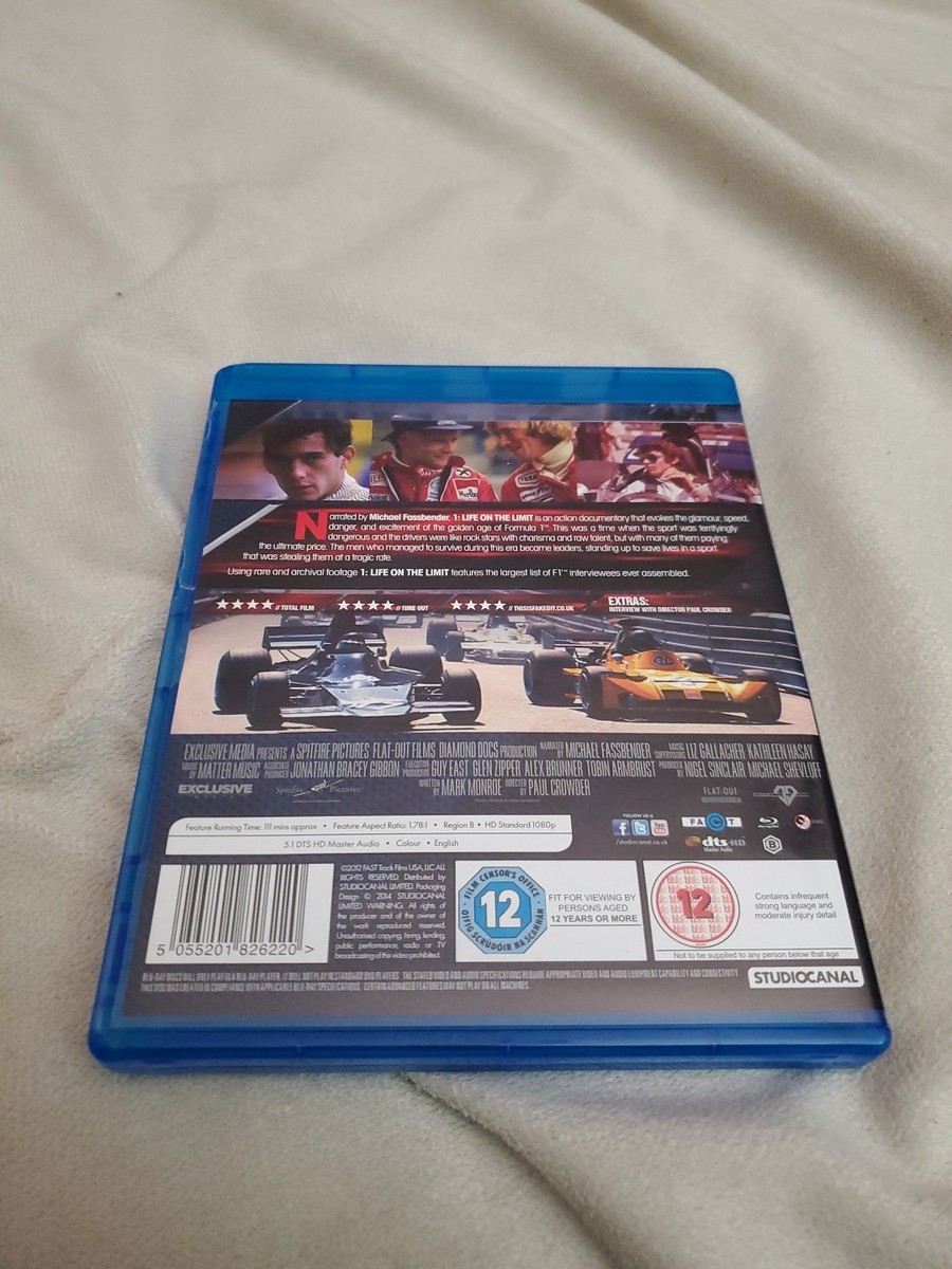 Life On The Limit - Blu-ray - Formula 1 Documentary - Region B | eBay
