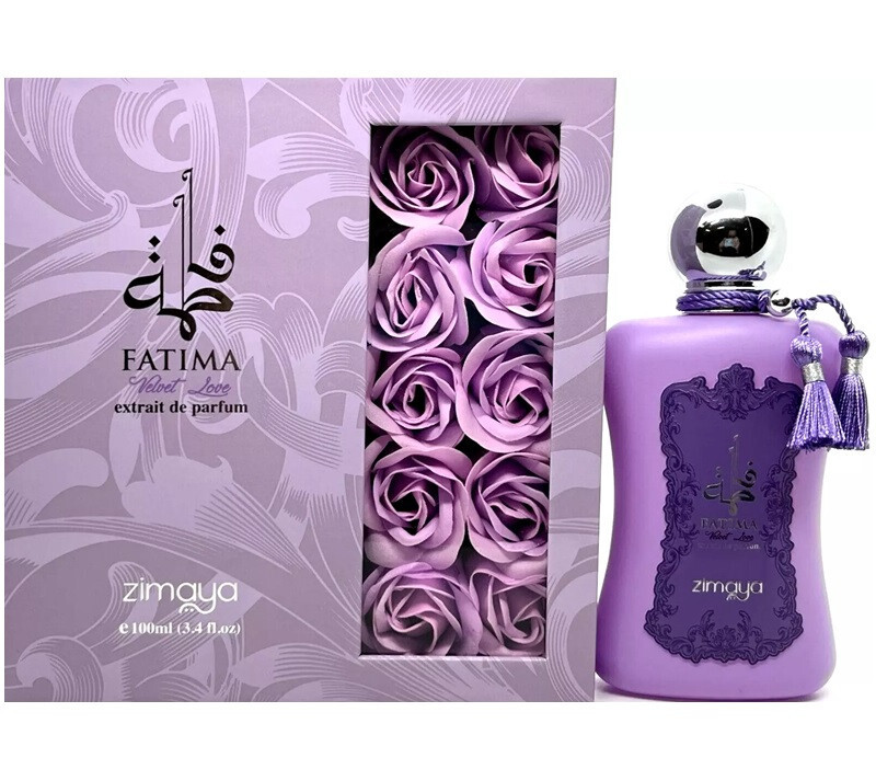 Afnan Zimaya Fatima Velvet Love Women 3.4 oz 100 ml Extrait De