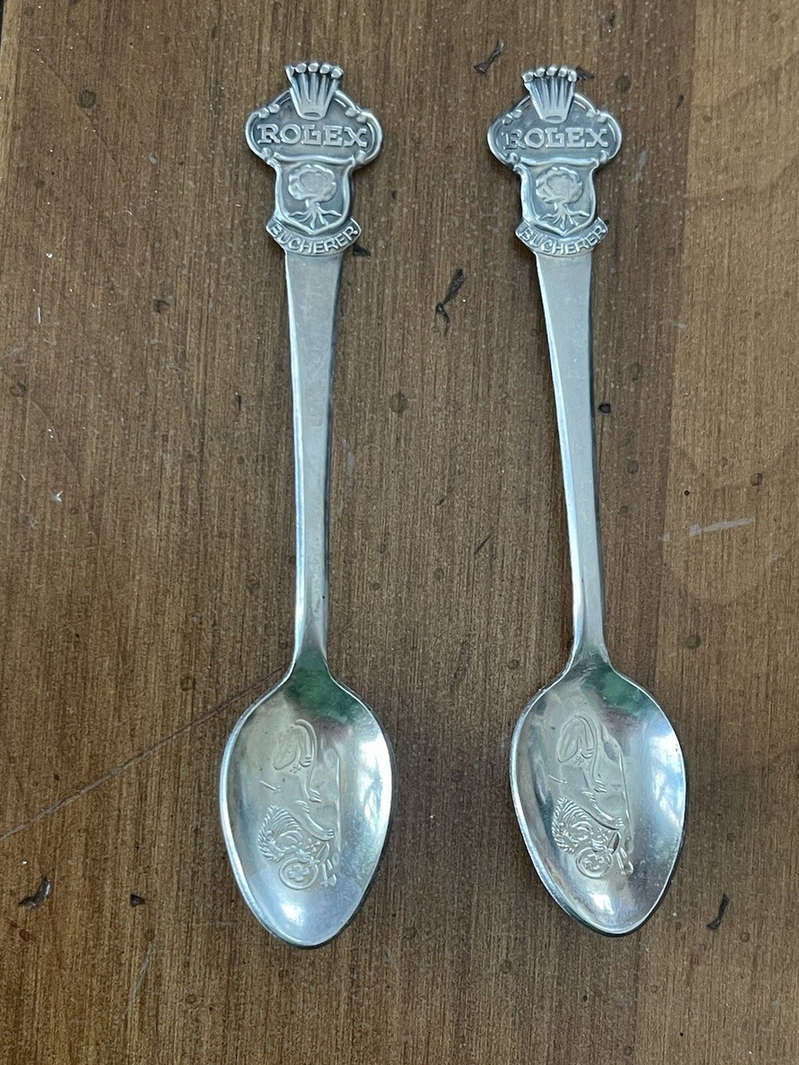 Vtg. Rolex Bucherer Of Switzerland CB 6.9 Souvenir Spoon