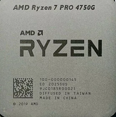 AMD Ryzen 7 PRO 4750G AM4 Desktop 3.6GHz 8-core R7 4750G- CPU