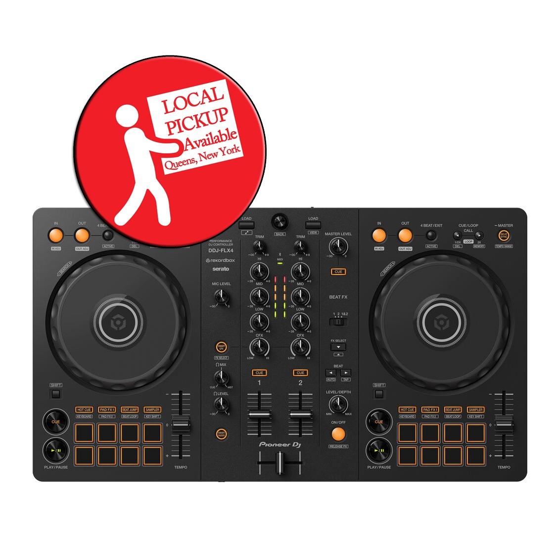 Pioneer DJ DDJ-FLX4 2-Channel DJ Controller Rekordbox SeratoDJ