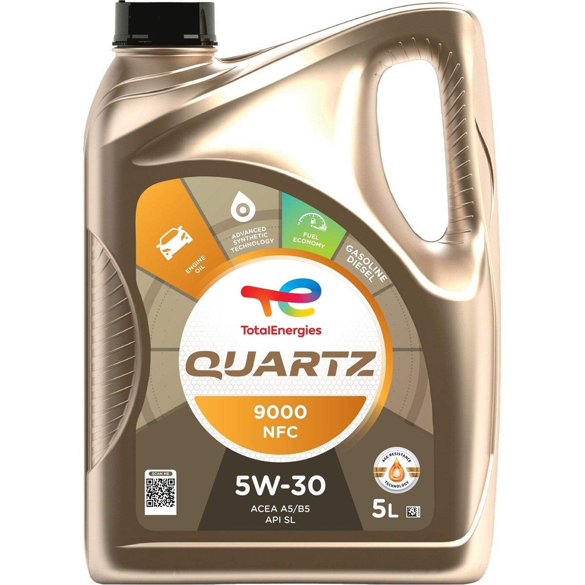 Total Quartz 9000 NFC 5W-30 Synthetic Engine Oil Ford Jaguar Land