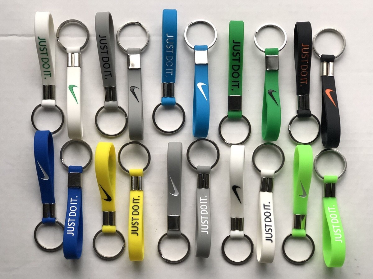 1 (One) 3D Nike JUST DO IT SILICONE KEYCHAIN Key Ring | eBay