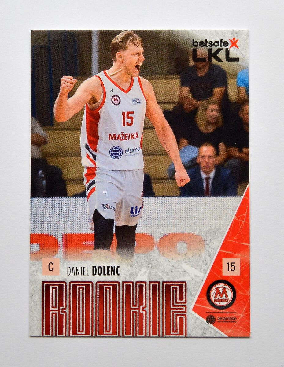2023-24 H&C LKL Basketball Rookie RED #MAZ-R04 Daniel Dolenc | eBay