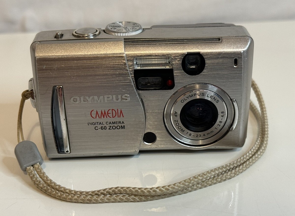 Olympus CAMEDIA C-60 Zoom 6.1MP Digital Camera Silver Untested | eBay