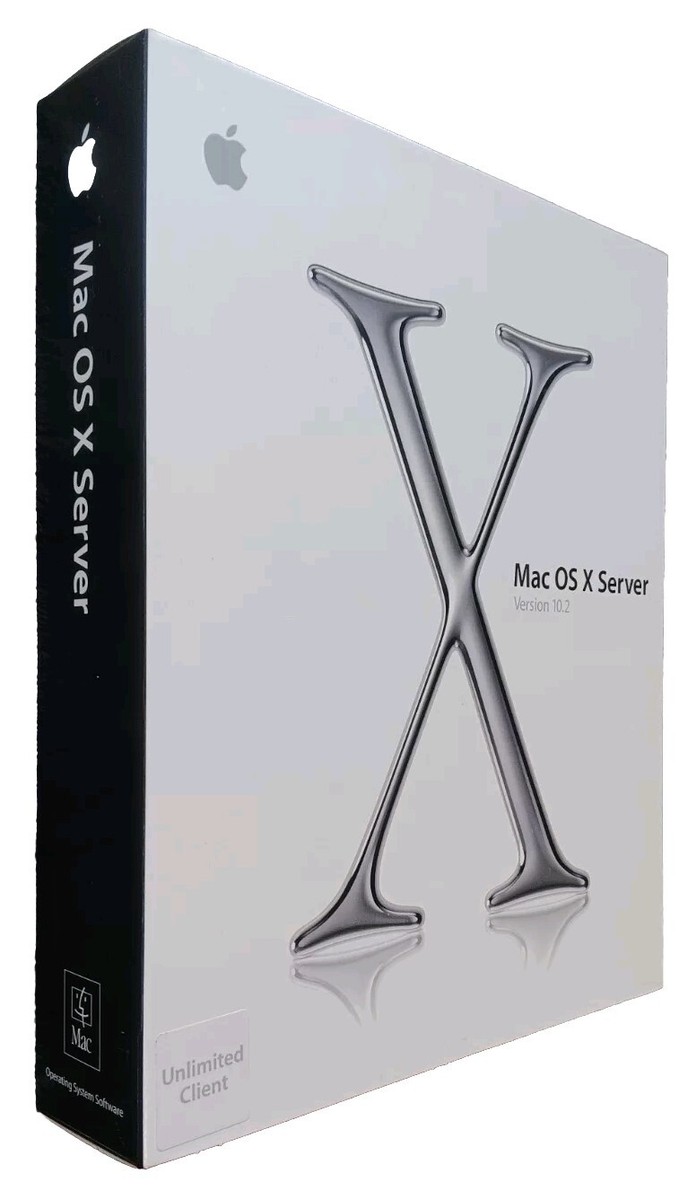 Apple Mac OS X Server 10.2 Unlimited Client (M8720Z/A), NOS (2002